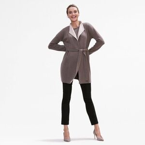MM Lafleur Okeeffe Cardigan Sweater in Taupe Vanilla
